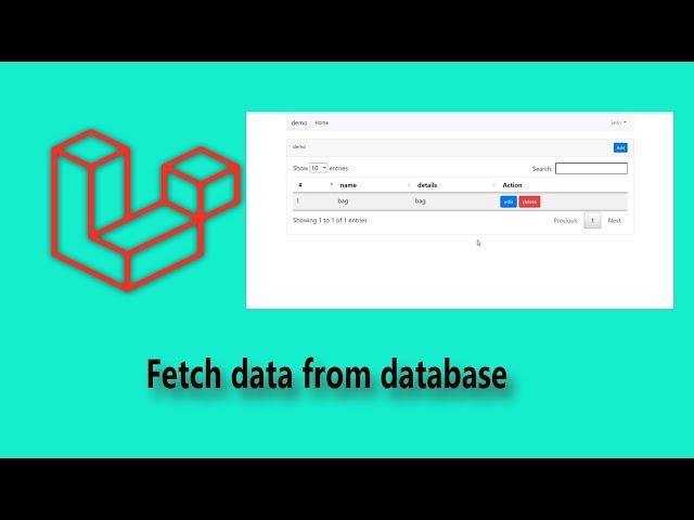 Fetch data from database