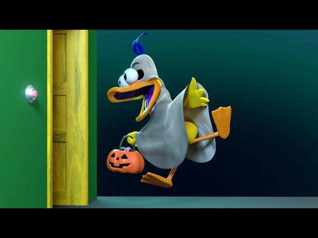 Paperotti in 'DUCK OR TREAT'  The Silly Funny Duck - Animated Short