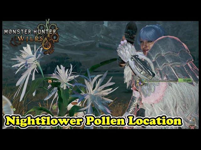 Monster Hunter Wilds Nightflower Pollen Location (Special Items of Rarity 6)