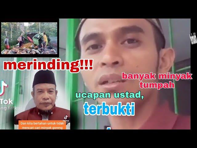 merinding!!!  ucapan ustad menjadi kenyataan,,#tik tok viral#riyan liya#