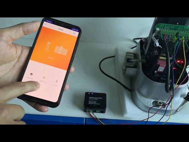 control gate opener by mobile phone with wifi receiver