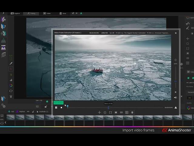 AnimaShooter: Import video frames