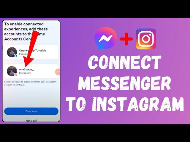 How to Connect Messenger to Instagram (2024) | Link Messenger to Instagram