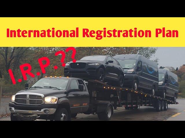 Hotshot car hauling; what is IRP? APPORTIONED PLATES #hotshottrucking #hotshotcarhauler