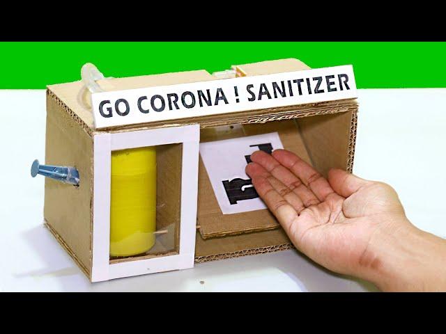 How to make Electric Hand Sanitizer Machine easy way | Science Projects