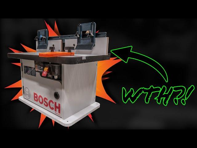 Bosch RA1171 Benchtop ROUTER Table Unbox + Assemble + Review + Demo