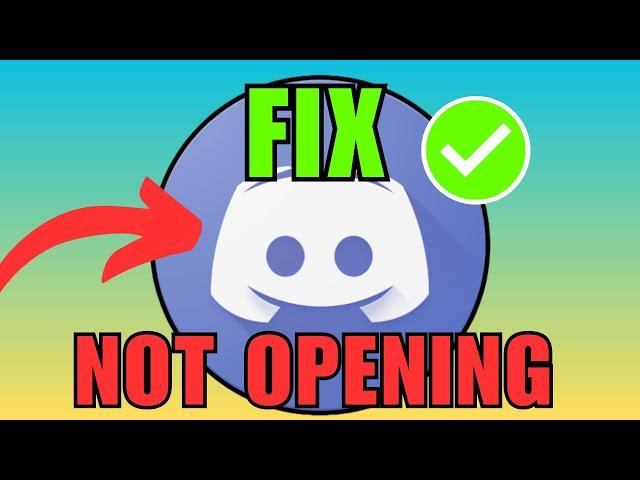 How To Fix Discord Not Opening on PC
