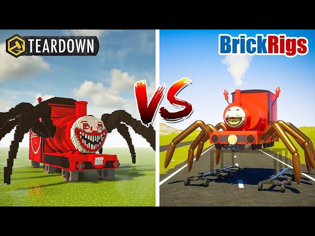 Teardown Choo Choo Charles vs Brick Rigs