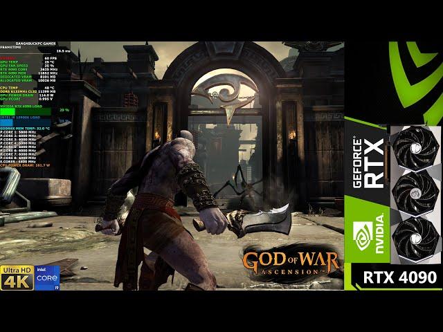 God Of War Ascension 4K RPCS3 PS3 Emulator | RTX 4090 | i9 13900K 6GHz