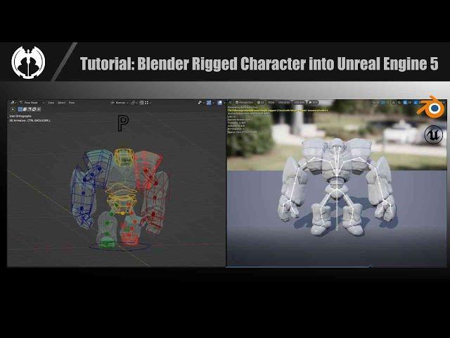 Tutorial: How to Export a Rigged Character from Blender to Unreal Engine 5