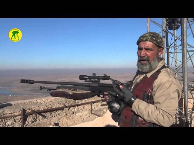 Iraqi Popular Mobilization Units Sniper kills 173 ISIS fighters  -  Abu Tahseen 5 war veteran