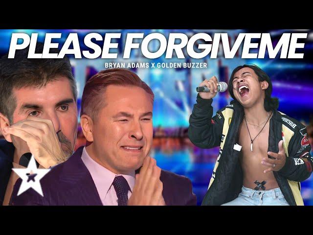 Britain's Got Talent 2023 | Song Please Forgiveme Simon cowel cries hysterically Hearing this song