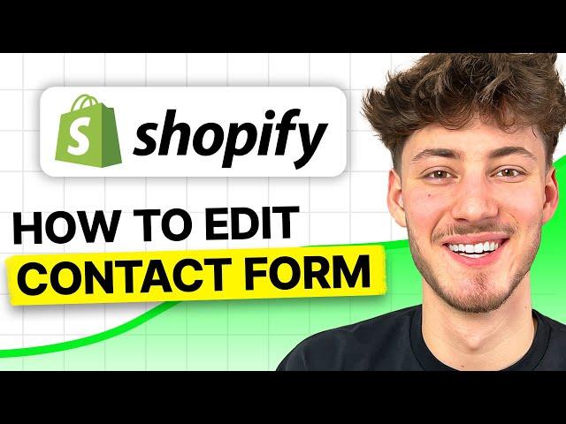 How To Edit Contact Form on Shopify (2024 FULL Tutorial)