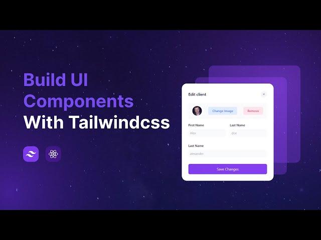 Build UI Components with tailwindcss and react js #2