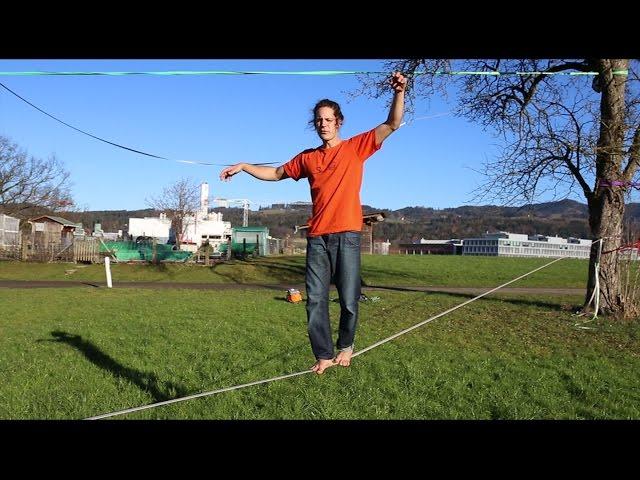 Slackline-Tutorial: How to Walk a Longline