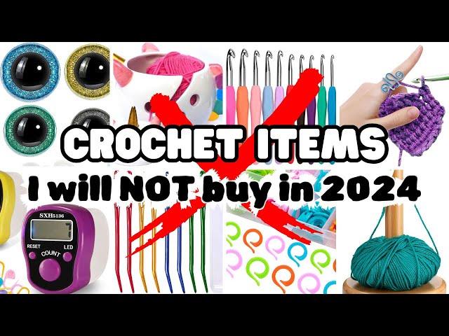 15 CROCHET ITEMS I Will NOT BUY in 2024 | Saving MONEY With CROCHET 