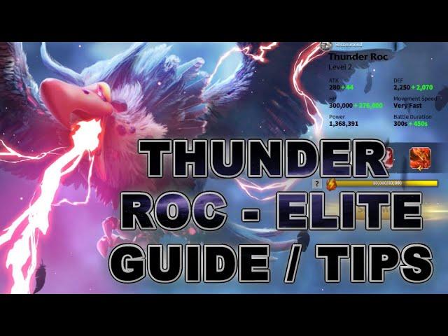 Elite Thunder Roc (First Server Clear) - Guide / Tips  - Call of Dragons