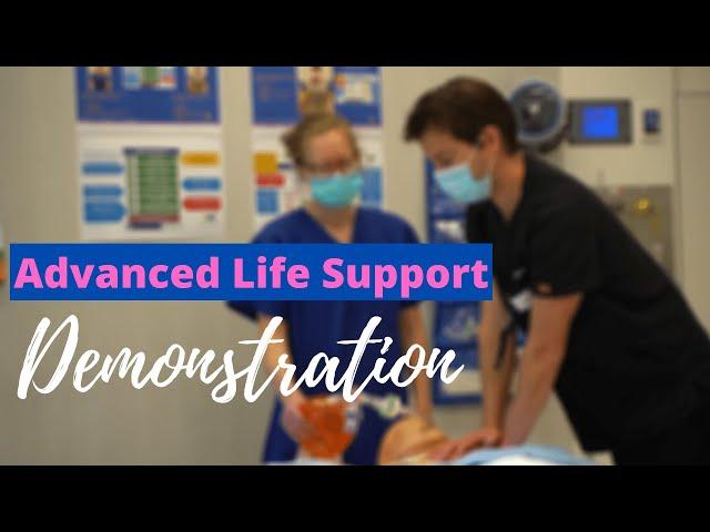 Advanced Life Support CPR Test Demonstration