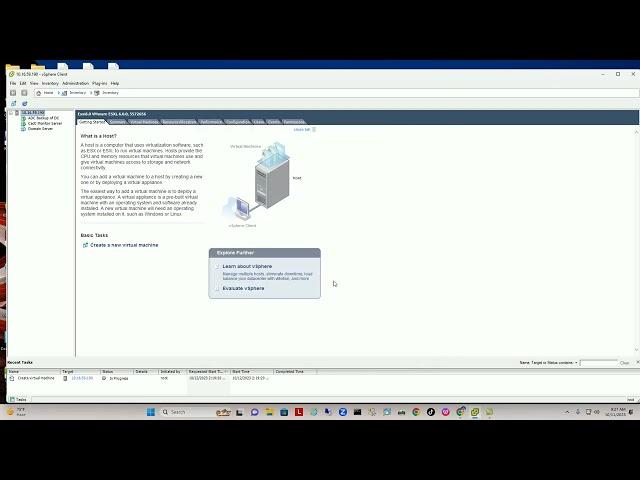 How to create VM in Esxi 6 0