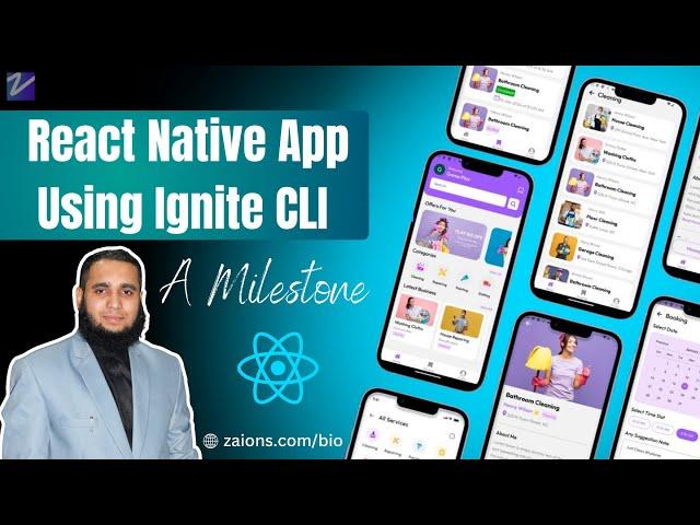 Our First React Native App Using Ignite CLI: A Milestone in Urdu/Hindi | Zaions