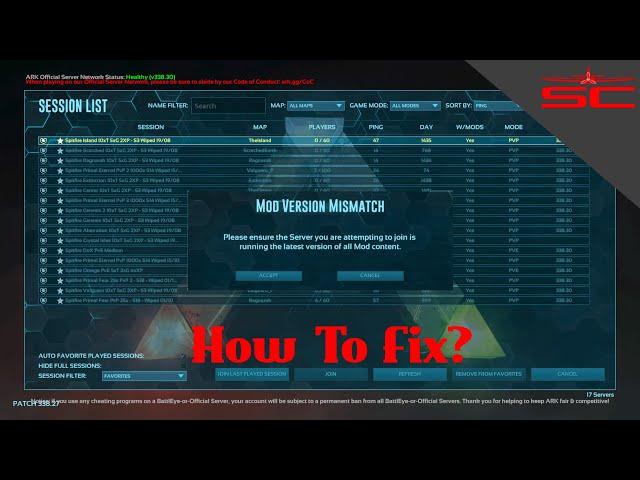 How To Fix the Mod Mismatch Error? **REMASTERED**| Spitfire Cluster