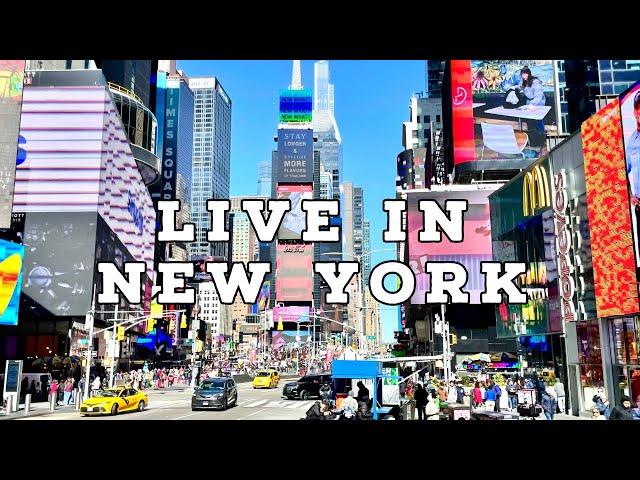 New York City Live️ Beautiful Sunny Afternoon in Manhattan(58°F) TikTok: walk.ride.fly (04.23.24)