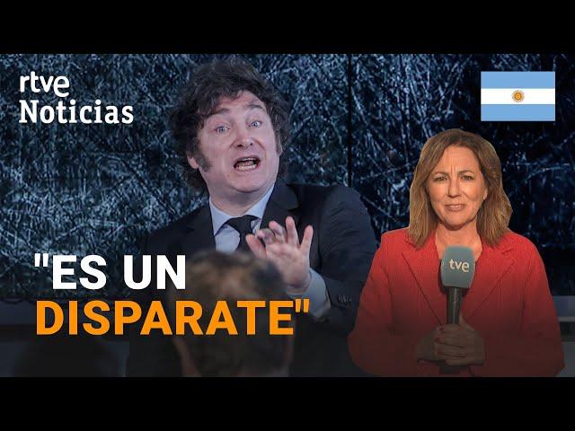 MILEI: CRITICA la RETIRADA de la EMBAJADORA en ARGENTINA pero NO ROMPERÁ RELACIONES con ESPAÑA |RTVE