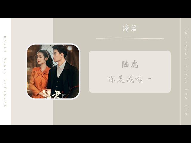 你是我唯一 - 陆虎 Lu Hu（请君 影视剧OST） | Drama Thousand Years For You OST