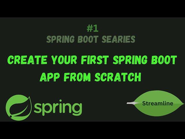 Create your first spring boot app from scratch or spring crud operation