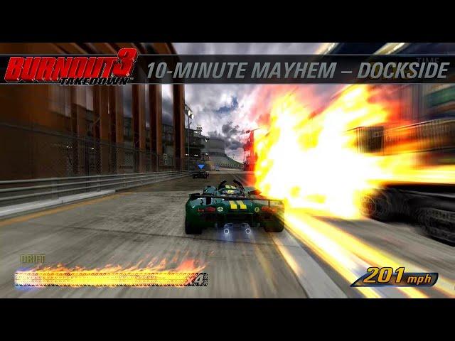 10-Minute Mayhem: Crashbreaker Edition - Dockside || MODDED Burnout 3: Takedown Gameplay || PCSX2