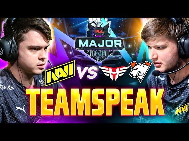 NAVI vs Heroic & Virtus.Pro - CSGO Teamspeak at PGL Major Stockholm 2021