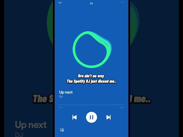 The new Spotify Ai DJ is WILDING OUT! YOOO