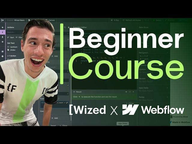 Free Wized Beginner Course (Learn the Wized Basics)