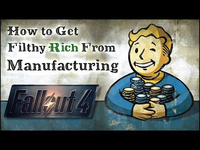 How to Get Rich from Manufacturing  Fallout 4 No Mods Shop Class