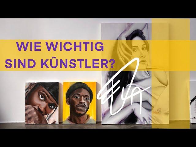 Wie wichtig sind Künstler? Gemalt: Nuria S. Campos | FrankyDee | Flockey || elaxarts