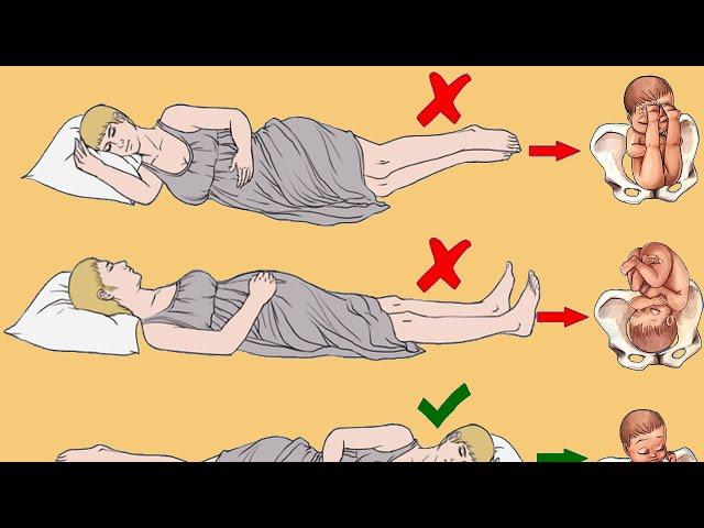 Wrong Sleeping Positions For Pregnant Women Harm the Fetus | Best Sleeping Position during Pregnancy