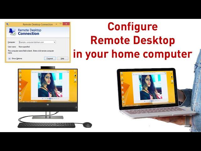 How to set up remote Desktop connections, one system to another local system | Teqnar Telugu