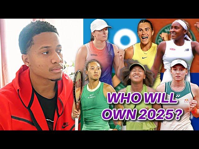 WTA Grand Slam & Top 20 PREDICTIONS for 2025 (ft @TunedIntoTennis)