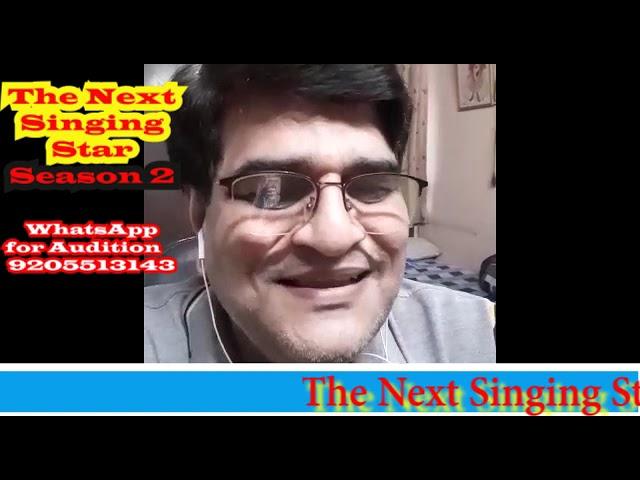 Sunil Sarin || Delhi || Online Singing Audition || SD3 Films & Outsiders Production