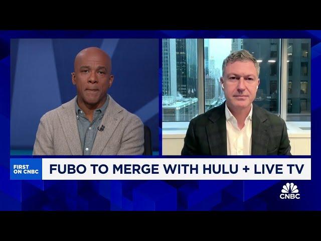 Fubo CEO talks merging with Hulu's live TV business