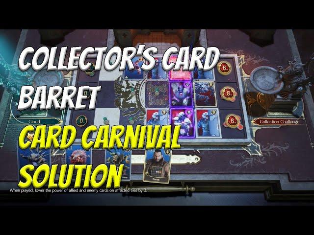 Collector's Card: Barret Solution - Card Carnival Queen's Blood Challenge | Final Fantasy 7 Rebirth