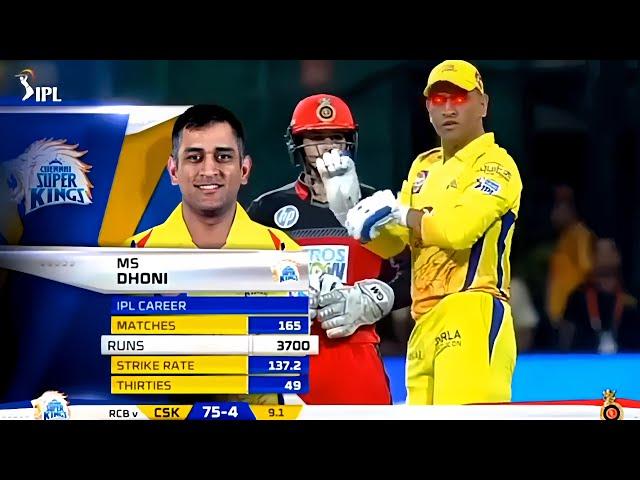 MS Dhoni Finishes of in his Style against RCB ️ || CSK