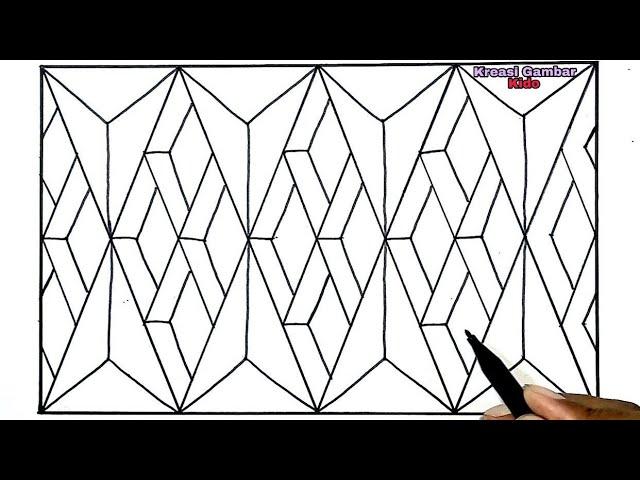 Menggambar Ragam Hias Geometris