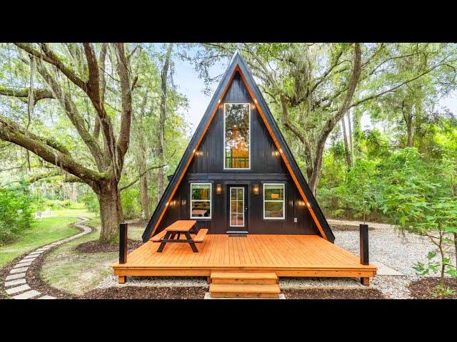 The Coziest A-frame Cabin Nestled Amidst The Serene Beauty of Nature