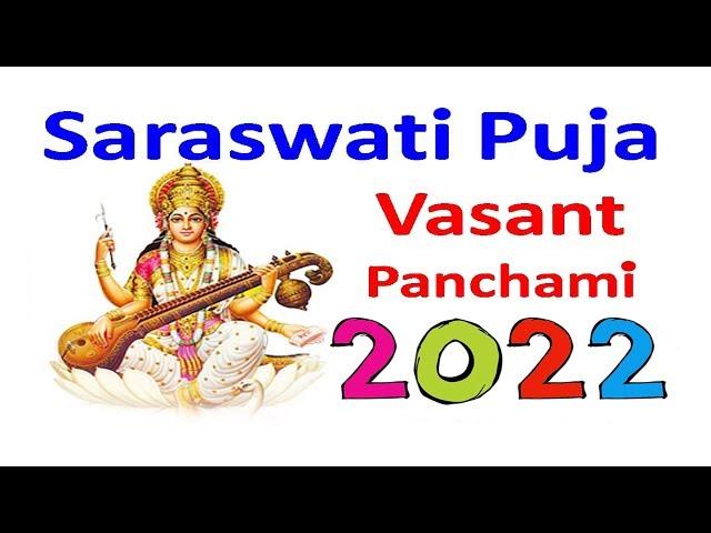 2022 Saraswati Puja Date & Time | Vasant Panchami 2022 Date & Muhurta schedule