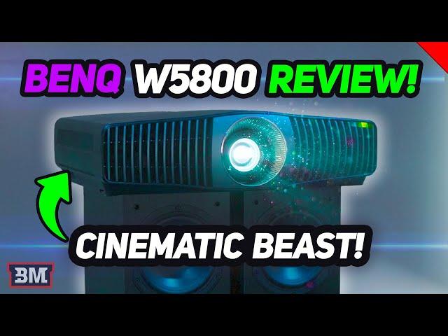 *NEW* BENQ W5800 REVIEW - 4K LASER HOME THEATER PROJECTOR