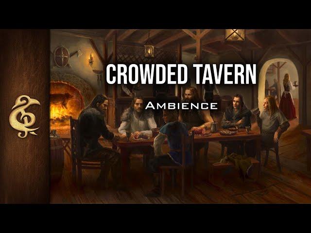 Crowded Tavern | Adventure Ambience | 1 Hour #dnd