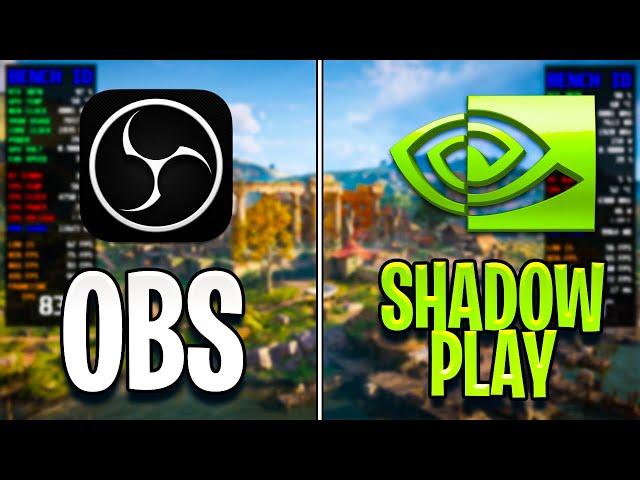 OBS (H264) VS Nvidia ShadowPlay LOW Settings (Bitrate) || Benchmark 7 Games