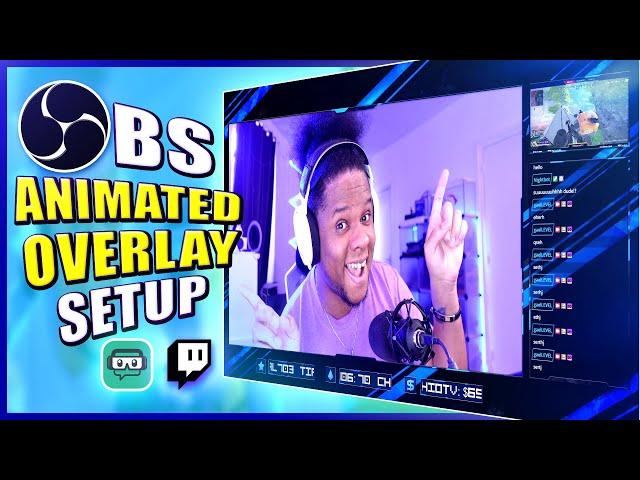 OBS Studio ANIMATED Overlay Setup (Full Tutorial Guide for Beginners)