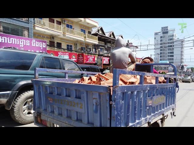 [4K]Walking in Sihanoukville Street  Cambodia [No Commentary]